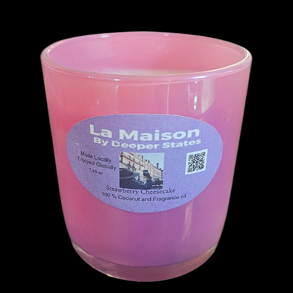 Strawberry Cheesecake Coconut Wax Candle