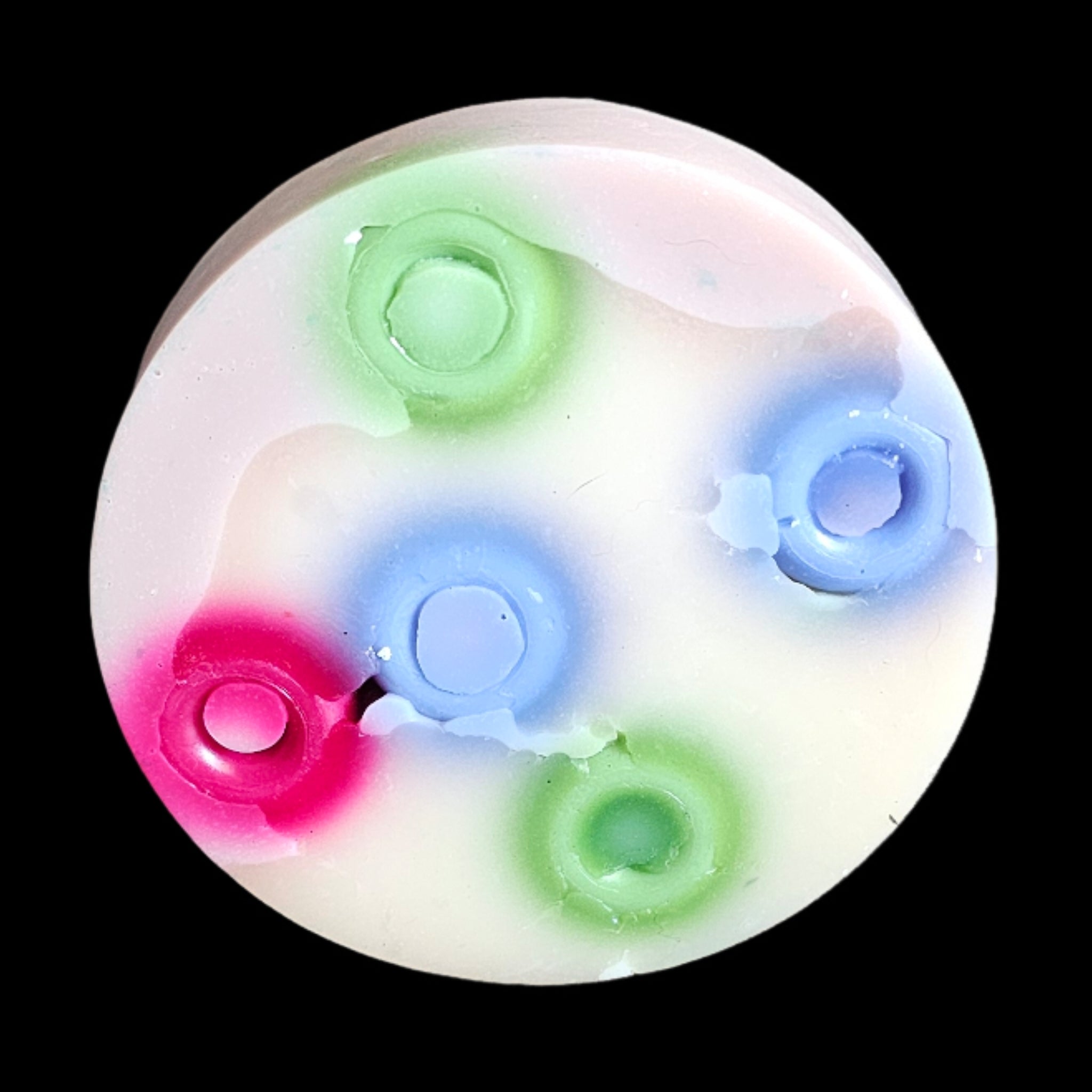Nostalgic joy is having a bar of fruit loop soap that reminds you of childhood: