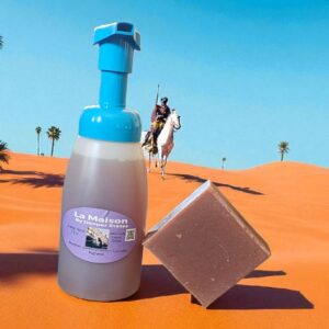 Arabian Spice and image of our combo pack that has the foaming soap and a hand size bar