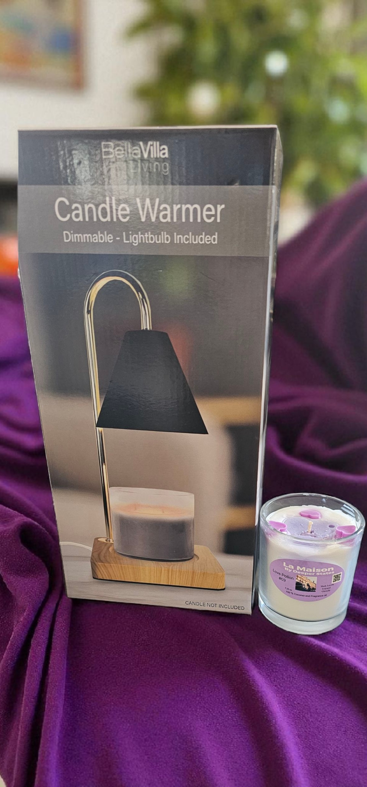 Our Wax melter warmer and candle set make the perfect gift